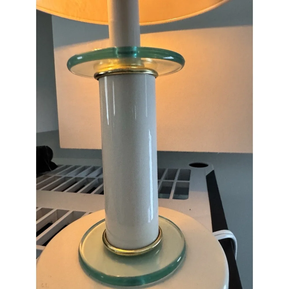 RETRO WHITE DOME MUSHROOM STYLE DESK LAMP 70s UFO Vintage Classic Light WORKS - Picture 5 of 9